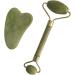 Jade Roller Gua Sha Facial Tools Set - Facial Face Neck Body Gua Sha Board Beauty Skin Care Face Roller Massager Muscle Relaxing Relieve Wrinkles(A) - Buy Online on GoSupps.com