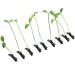 9 pieces grass hair clips soybeans hairpins sweet grass grass hairpise funny green leaf hairpins accessories gift for women girls children
