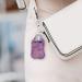 Dreaweet Neoprene Hand Sanitizer Holder Keychain - Portable Chapstick Holder - Marble Purple - Buy Online on GoSupps.com