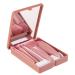 5 Pieces Portable Boxed Makeup Brushes Multi-functional Makeup Brush Set With Mirror Box Mini Kabuki Makeup Brush.