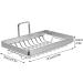 Ciieeo 3pcs Soap Box Soap Case for Wall Bathroom Soap Dish Shower Soap Stand Soap Dish Case Soap Holder Sponge Rack Bathroom Storage Rack Bar Soap Dish Metal Stainless Steel Water Tray - Buy Online on GoSupps.com
