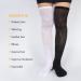 Athlemo 2 Pair Women Bamboo Diabetic Over Knee Cushioned Socks White (4-Pack) | Non-Binding Circulation Socks - Buy Online on GoSupps.com
