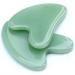 Heart-Shaped Guasha Stone - Jade Color Body & Face Massage Scraper Board for Unisex - International Shipping Available - Buy Online on GoSupps.com