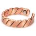 EnerMagiX Braided Magnetic Copper Ring for Men - Stylish Jewelry Gift for Dad and Husband - Buy Online on GoSupps.com