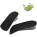 GLEAVI PU Shoe Insoles - 2 Pairs Height Increase Inserts for Men & Women - Invisible Arch Support Pads - Half Size Black - Buy Online on GoSupps.com