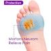 Metatarsal Pads & Toe Separators - 4 Pairs Gel Cushions for Diabetic Feet Blisters & Forefoot Pain Relief - Breathable & Soft - Buy Online on GoSupps.com