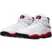 Jordan Men's 6 Rings Basketball Shoes 322992-012 - White/Black/University Red - Size 10 - Buy Online on GoSupps.com