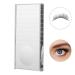 Crystal glass pallet eyelash pallet crystal glass durable transparent adhesive glue pallet holder for artificial eyelashes extension make-up cosmetic