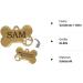 Personalized Bone-Shaped Pendants for Dogs & Cats | Ibera Gifts - Custom Engraved Collars with Paw Design - Buy Online on GoSupps.com