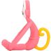 Monkey-shaped Pink Silicone Teething Toys Set for Infants - Food Grade Chew Kit - Buy Online on GoSupps.com