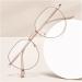 Stylish Iynwbjts Reading Glasses for Women - Personalized Metal Polygon Anti-Blue Light 1.50 MILK TEA COLOR - Buy Online on GoSupps.com