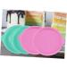 OUNONA 4pcs Silicone Cake Mold Heart Cake Pan Rainbow Cake Baking Pan Silicone Molds Silicone Bakeware Round Cake Pans Fondant Molds Cakes Cake Mold for Home Baking Supplies 21 21 2.5cm - Buy Online on GoSupps.com