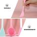Uonlytech Silicone Spatula Silicone Facial Applicator Silicone Face Brush Double- ended Facial Brush for Deep Cleansing Makeup Removal Massaging Spatula Scraper Charcoal Face Wash - Buy Online on GoSupps.com