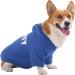 Dog Hoodie Fashion Soft Cotton Pet Hoodie Hooded Clothes Warm Autumn Winter Coat T-Shirt Costume Apparel for Small Dogs Medium Dogs (Medium Blue) Medium Blue - Buy Online on GoSupps.com