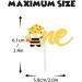 18pcs Honey Bee One Dessert Cupcake Topper Bumble Bee Garden Theme Decor Supplies Baby Shower Gender Reveal Announcement Happy Birthday Party Decorations Gold Glitter - Buy Online on GoSupps.com