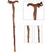 Wooden Cane Solid Walking Stick Crutch Solid Wood Mahogany Walking Stick Canes Canes Wooden Carved for The Rich Old Walking Walker Birthday Gifts Cane Cherry Sport for Elderly Senio - Buy Online on GoSupps.com