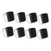 4 Pairs Separator Spacers Separators Toenail Divider Bunion for Women Spreaders Stretcher Bunion Separator Useful Men's Foot Sebs Supplies 2.5x2cm Black