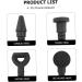 FOMIYES 8 STK Fascia-Head Muscle Device Accessories | Head Vibration & Relaxation Tools | Massage Belt & Ball for Ultimate Relief - Buy Online on GoSupps.com