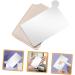 FOMIYES 2-in-1 Mirror Palette & Makeup Blending Tray - Essential Mixing Tool for Makeup Artists | International Shipping Available - Buy Online on GoSupps.com