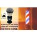 G.B.S Black Shaving Brush - Ultimate Wet Shave Tool for Cream & Soap - Perfect for Safety Double Edge and Straight Razors - Buy Online on GoSupps.com
