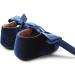 RVROVIC Baby Girl Moccasins | Princess Sparkly Soft Sole Shoes 6-12 Months Navy Blue - Buy Online on GoSupps.com