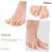 Lurrose Silicone Gel Toe Sleeves - 2 Pairs | Soft Hand Toe Protectors | Closed Toe Covers for Maximum Comfort | Nylon Material | 4x2.6cm - Buy Online on GoSupps.com