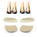 Orthopedic Insoles Shoe Inserts  Heasoy Medial & Lateral Heel Wedge Silicone Insoles  Gel Adhesive Shoe Inserts Help for Foot Alignment  O/X Type Leg  Bowlegs and Knock Knees Pain (2 Pairs)