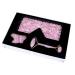 Natural Rose Quartz & Jade Roller Gua Sha Set - Reduce Eye Puffiness & Promote Relaxation - International Shipping Available - Buy Online on GoSupps.com
