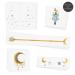 Cosmic Gems Variety Set - 25 Premium Waterproof Metallic Gold & Silver Temporary Foil Party Tattoos for Face, Festivals, Boho, and Celestial Designs - Buy Online on GoSupps.com