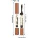 Eyebrow Gel Tint - SmudgeProof Liquid Eyebrow Makeup With Brush Natural Sweatproof Double Head Liquid Eyebrow Makeup Highly Tinted Eyebrow Mascara Tinted Brow Cream Lambo Coffee - Buy Online on GoSupps.com