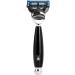 Buy M HLE Vivo Shaving Set - Pure Badger Hair & Gillette Compatible - Black Precious Resin - Buy Online on GoSupps.com