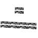 FOMIYES 10 Pcs Eyebrow Ruler Eyebrow Corrector Mini Practical Female Makeup Tool Eyebrow Trimming Labeling 1 count (Pack of 1) Blackx5pcs