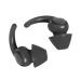Soft Silicone Earplugs Waterproof Swimming Noise Reduction Ear Plugs for Sleep Sleeping Dormitory Hearing 7th Generations (Black)