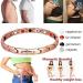 JDCP Lymph Drainage Magnetic Bracelet - Detox & Weight Loss Support in White & Rose Gold - Buy Online on GoSupps.com