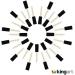 KINGART 1 Foam Brush Value Pack - Set of 25 Black - High-Quality Craft Foam Brushes - Buy Online on GoSupps.com