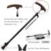 Walking Stick Walkers for Seniors Elderly Crutch Carbon 220G Ultralight Chicken Wing Wood Adjustable TelesCane Solid Wood Old Man Walking Stick/Withstand Weight 70KG rollator Walker Durable Mobility Svart 1 St A - Buy Online on GoSupps.com
