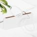 Kokobin Unisex Reading Glasses +3.5 - Compact Mini Nose Clip Visual Aid for Easy Reading - Slide-Resistant & Handy (White) - Buy Online on GoSupps.com