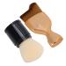 Foundation Makeup Brush Set - Curved Face & Blush Brush with Cover | Soft Makeup Tools for Liquid Cosmetics - International Shipping - Buy Online on GoSupps.com