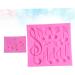 Milisten 2pcs Candy Cupckake Topper Mold Cake Border Baby Shower Cake Decorating Music Fondant Mold Silicone Music Molds Silicone Cake Mold Silicone Molds Musical Baking Molds Chocolate - Buy Online on GoSupps.com