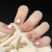Artificial Nails Mid-length Fake Nails Gradient Wear Fake Nail On Finished Nails Coffin Nails Stickers Press