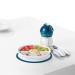 OXO Tot Stick & Stay Suction Divided Plate | Navy Blue | Best Child-Friendly Dinnerware for Easy Mealtime - Buy Online on GoSupps.com
