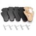 Roebuck board oak 1 19x12 dark - set of 5 with metal clamps