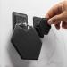 Tooletries Ultimate Scrubber Set - 2x Scrubbers & Holders - Silicone Organizer for Shower & Bathroom - Silicone-Grip Technology - Charcoal - Buy Online on GoSupps.com