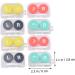 Solustre 16 StK Contact Lens Case - Colorful Glasses Holder for Eye Care & Storage - Ideal for Mass Colored Contact Lenses - Buy Online on GoSupps.com