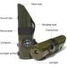 GOODTAKE 7-in-1 Green Survival Whistle | Outdoor Hiking Accessories | 2pcs Pack - Buy Online on GoSupps.com