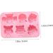 OUNONA 6 Pcs Baking Cake Mold Chocolate Molds Mold for Chocolate Cake Making Mold DIY Cake Mold Baking Pan Roasting Pan Creative Baking Mold Pudding Forest Baking Tools Baking Mould Candy 19.9x13.8cmx3pcs Pinkx3pcs - Buy Online on GoSupps.com