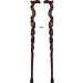 Wooden Walking Stick Solid Cane Natural Hardwood Walking Cane Rosewood Crutches Hand Carved Older Walking Stick - Buy Online on GoSupps.com