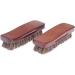 Shoe Brush Natural Wood Bristle Horse Hair Shoe Brush Polish Brush Leather Boots Shoes Cleaner Shoe Brush Brush(17x2cm) - Buy Online on GoSupps.com