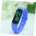 Kisangel Kids Digital Fitness Tracker Watch - Waterproof Smart Children s Wristband with Colorful Lights 23*2cm Blue - Buy Online on GoSupps.com