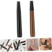 SOESFOUFU 2pcs Eyebrow Pencil Black Waterproof Eyebrow Pen Eyebrow Tool Liquid Eyebrow Pen Beard Pen Plastic - Buy Online on GoSupps.com